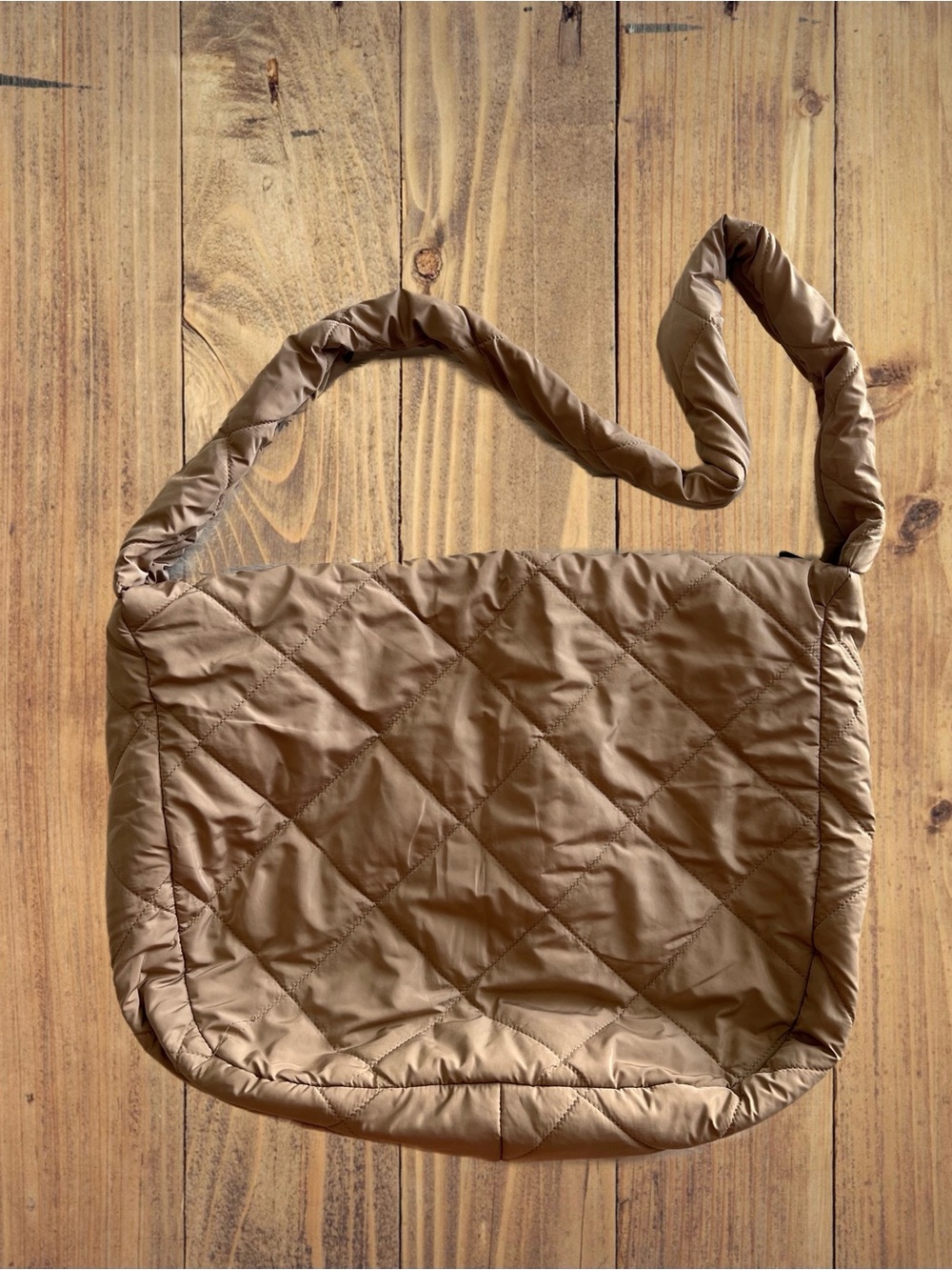 3GANG Quilted Nylon Puffer Shoulder & Crossbody Bag